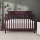 Baby Crib 5-in-1 Convertible Full Size Auburn Greenguard Gold Dream On Me