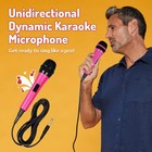 Singing Machine Wired Microphone For Karaoke   pink  - Unidirectional Dynamic   
