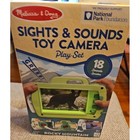 Nwt Melissa   Doug Kids Toy Camera Green Wooden Sounds Magnifier National Park