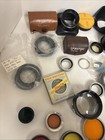 Vintage Camera Adapters  Lens   Rings Filters Cannon Polaroid Minolta Huge Lot