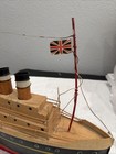 Tin Handmade Model British Steam Ship -