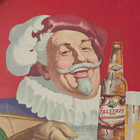 Vintage Falstaff Metal Beer Tray sign  Red  12 
