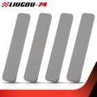 New Rectangular Plastic Decking Boards End Cap  4 Pcs   5 5    Gray Fit For Trex