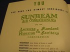 Sunbeam Hvac 1940s Catalog American Radiator   Standard Asbestos History Vintage