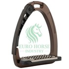 Quick Release Safety Stirrups Durable Irons Aluminum Equestrain Stirrups Brown