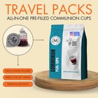 Prefilled Communion Plus  Cups With Wafer Ready To Use Pack Of 25   Travel Bag