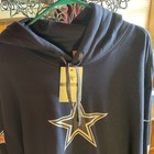 Dallas Cowboys Nike Hoodie Men   s 3xl Navy Gray Sleeves Nfl Pullover Nwt