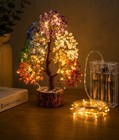 7 Chakra Crystal Tree Led Lamp 300 Stone Chips Tree Of Life Reiki Gift Decor