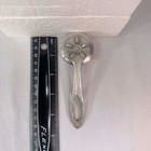 Antique Aluminum Pie Crust Pastry Wheel Crimper Trimmer 5  Cast Fluted Handle