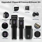Wahl Professional Hair Cut Machine Barber Salon Cutting Trimmer Clipper Kit Set