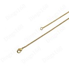 18k Yellow Gold Filled 1mm 2mm 2 4mm 16 18 20 22  24  Cable Chain Necklace L146g