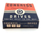 Nos  Congress 4 5    Od 1    Fixed Bore Die-cast V-belt Pulley  Type A  Made In Usa