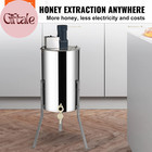 Electric Honey Extractor 2 4 Frame  Stainless Steel Beekeeping Extractor Equipme