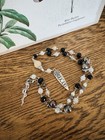 Hecate Dark Goddess Rosary -wicca Pagan Witch Ritual Athame Fire Agate Obsidian