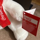 Brand New With Tags Nwt Coca Cola 6    Plush Polar Bear With Scarf - Christmas