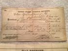 2 Antique Tax Documents To Daniel Hammack Of Union County Ky 1871   1873 Signed
