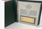 Gold Bank Notes Of Belize Album Uncirculated Collection