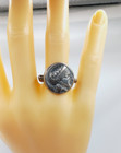 Goddess Athena Coin Ring 925 Sterling Silver  Size 7