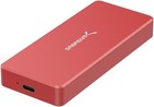 Sabrent Usb Type-c Aluminum Enclosure For M 2 Nvme Ssd In Red  ec-nvme-red 