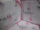 Nicole Miller Kids White Pink Purple Ballerina Dancer Tutu Sheet Set - Twin