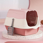 New Large Cat Litter Box Self Cleaning Pan Drawer Anti-splashing Cat Potty Tray