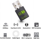 Usb Wifi Bluetooth Adapter 600mbps Dual 2 4 5ghz Wireless External Receiver