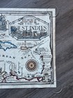 1965 Island Workshop West Indies Caribbean Sea Pictorial Map 17    X 22    vintage
