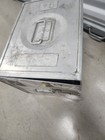 United Airlines Trash Bin Galley Airline Aluminum Catering Rolling With Trays
