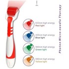 Led Red Light Derma Roller 0 50mm  540 Titanium Needles With Storage Case