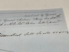 Civil War Csa Alabama Brig Gen Qm State Signed Duff C Green Stores Invoice  204