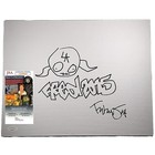 Fred Durst Signed Hand Drawn 11x14 Canvas Sketch Jsa Coa Exact Proof Limp Bizkit