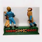 Cast Iron 1950s Baseball Coin Bank Mechanical Home Town Battery