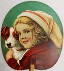 C1910 Hand Fan For Zarfos   Burg  Red Lion  Pa   - Chromolithograph