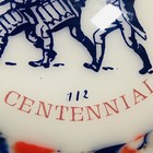 Vintage Woods Bicentennial 1975 Paperweight Confetti Glass  112 Signed 3 