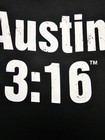 Wwe Authentic Austin 3 16 T-shirt Texas Skull T-shirt   Size Medium  