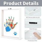 Family Handprint Kit  Baby Hand And Footprint Kit Diy Handmade Keepsake Woode   