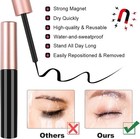 Magnetic Eyelashes With Eyeliner Kit  5 Pairs Natural Look False Eyelashes With 
