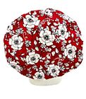 Bouffant Scrub Cap  Surgical Cap  Handmade 100  Cotton  Size Fits All