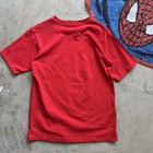 Spider-man Boys Red Graphic Print Cotton Crew Neck T-shirt Short Sleeve L