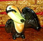 Vintage Tropical Ceramic Toucan Bird Salt Pepper Single Shaker