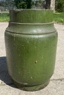 Vintage Rustic Green Horse Drawn Wooden Wagon Wheel Hub Spoke 14 5  X 10 