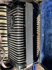 Antique 120 Button Wurlitzer Accordion With Case Musical Instrument  1984079 Vtg