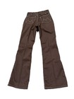 Vintage 70s Maverick Boys Brown Jeans Slim Fit Western 24x27 Usa Made