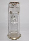 Antique Wohl Bekomm s Hand Blown Frosted German Glass Pitcher  12 3 4 