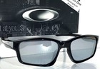 New Oakley Chainlink Black Ink Polarized Galaxy Chrome Lens Sunglass 9247-09