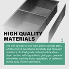 30 33inch Stainless Steel Undermount Kitchen Sink Single double Bowl Workstation