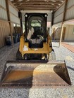 2017 Caterpillar 259d Enclosed Cab Compact Track Skid Steer Loader 74hp Used