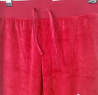 Total Girl Velour Pants Holiday Red Size 12 Regular Nwt