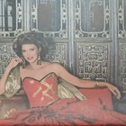 1981 Estee Lauder Print Ad Poster 21 x14  Cinnabar Lacquer Red Fragrance Perfume
