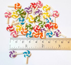 100 Dollhouse Miniature Mixed Lollipops   Doll Mini Food Set Lolly Wholesale Lot